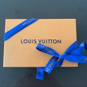 Louis Vuitton gift box and ribbon